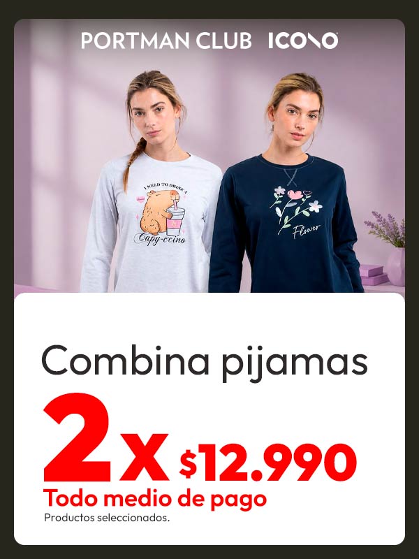 Pijamas 2X $12.990