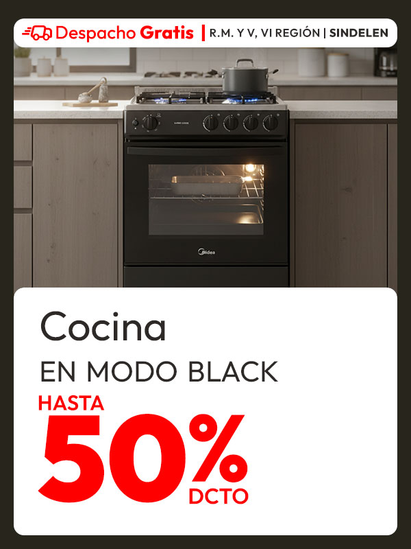 Cocina en modo black