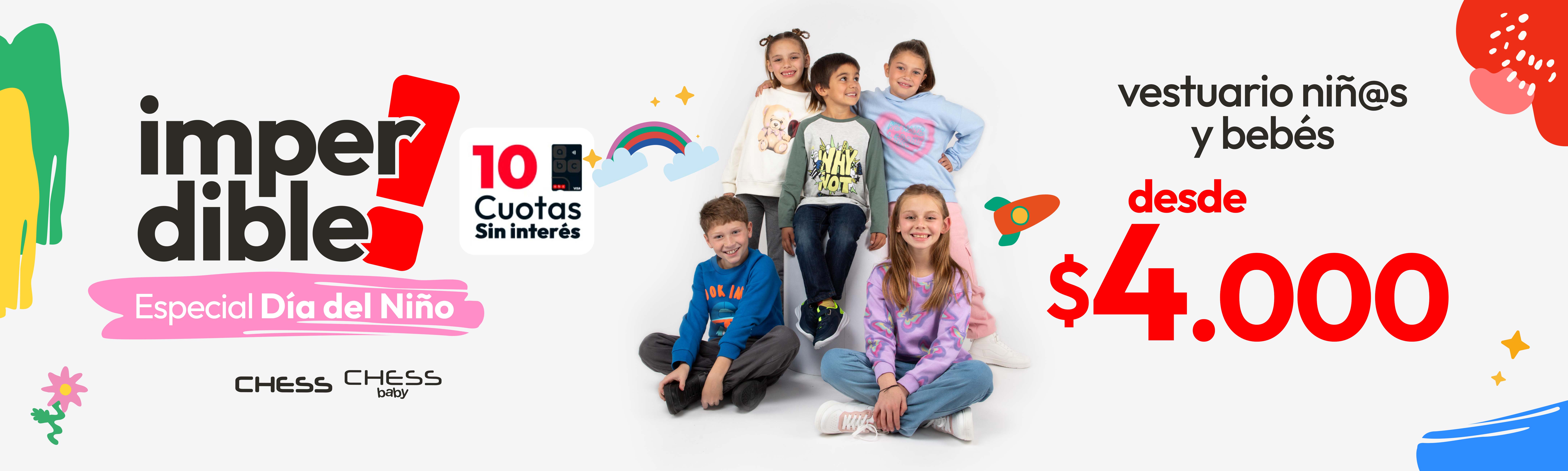 Imperdibles todo Chess, Mila y Cutback desde $4.990