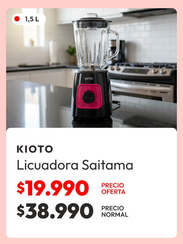 Licuadora Kioto Saitama 1,5 Lts