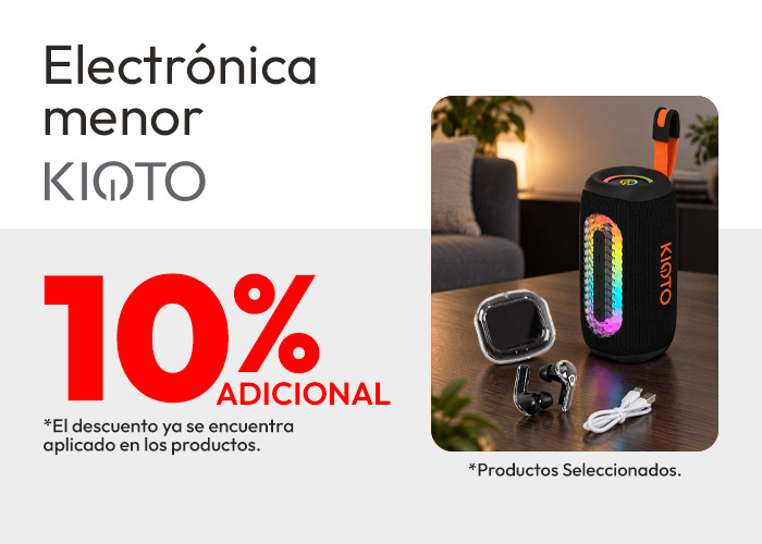 10% Adicional Kioto TMP, productos seleccionados