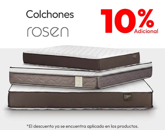Colchones Rosen 10% dcto adicional
