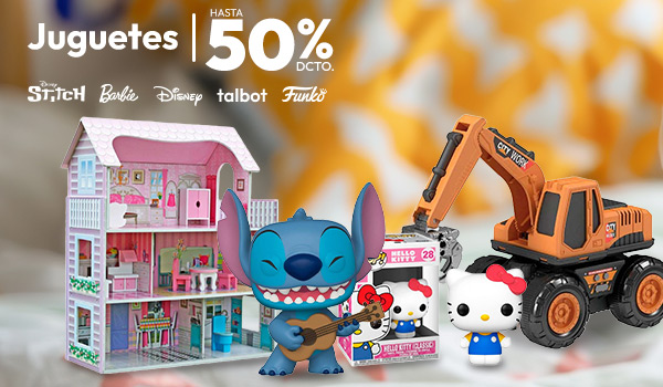 Juguetes  hasta 50% dctos