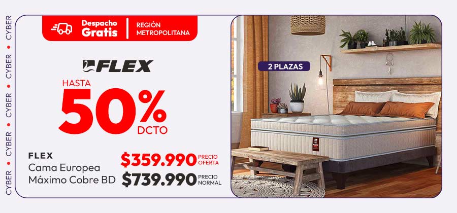 Flex hasta 50% dcto