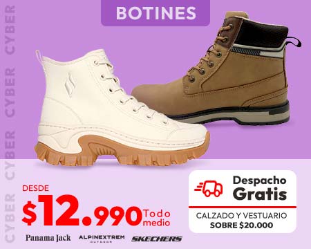 botines desde 12990