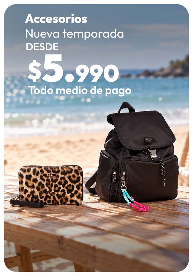accesorios nueva temporada desde $5.990