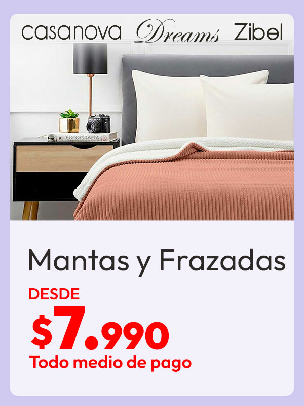 Ropa de cama desde $7.990