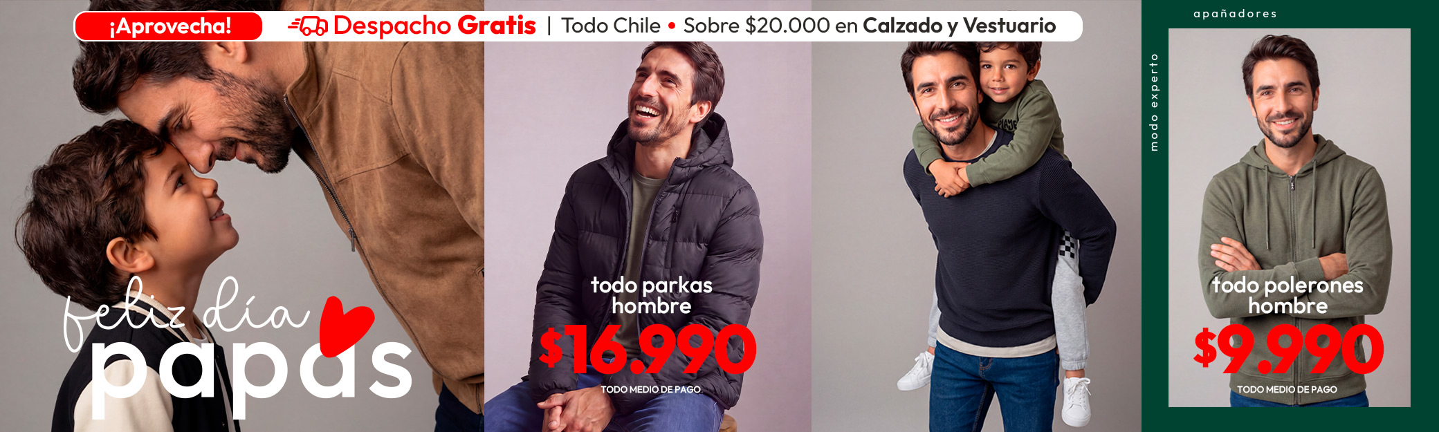 Todo polerones a 9990 todo parkas a 16990