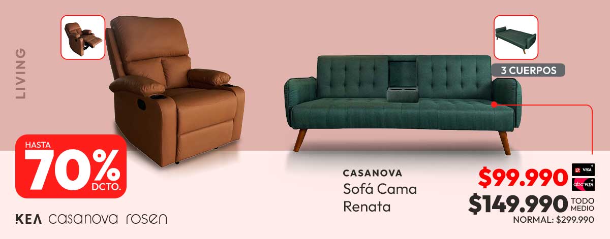 Living hasta 70% dcto