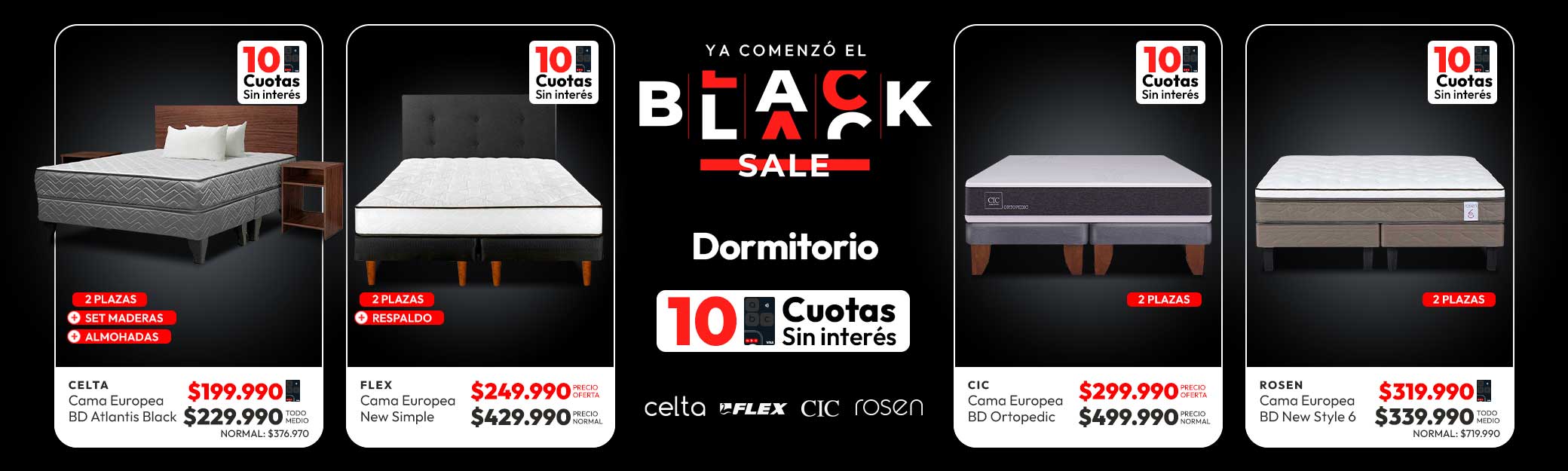 Dormitorio hasta 60% dcto
