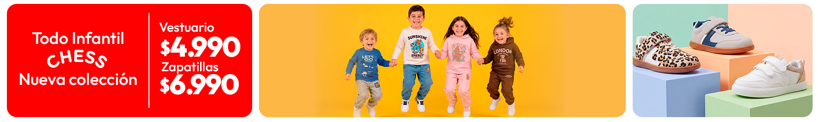 Todo Chess Vestuario Infantil a $4.990
