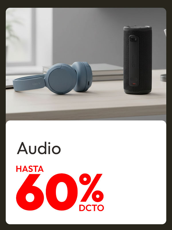 Audio hasta 60% de dcto