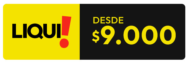 Liqui desde $9.000
