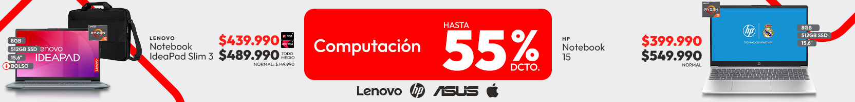 computación hasta 55% dcto