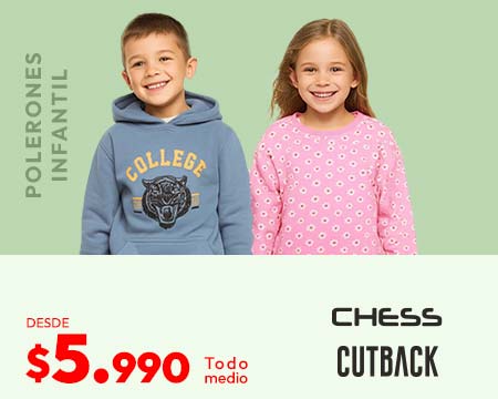 Poleron Infantil desde 5990