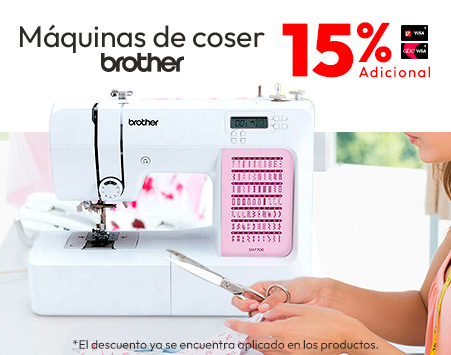  15% adicional tlp en máquinas de coser