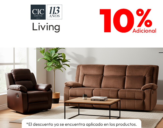 CIC Living 10% adicional