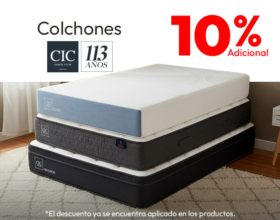 Colchones CIC 10% adicional