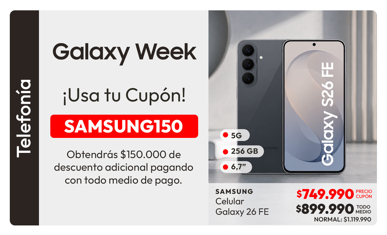 Lanzamiento Samsung FE
