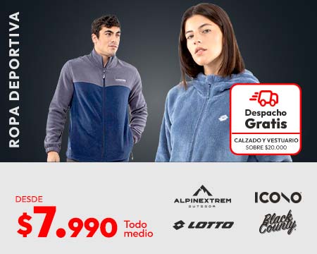 ropa deportiva hombre y mujer desde 7990  despacho gratis  calzado y vestuario sobre 20,000 todo chile