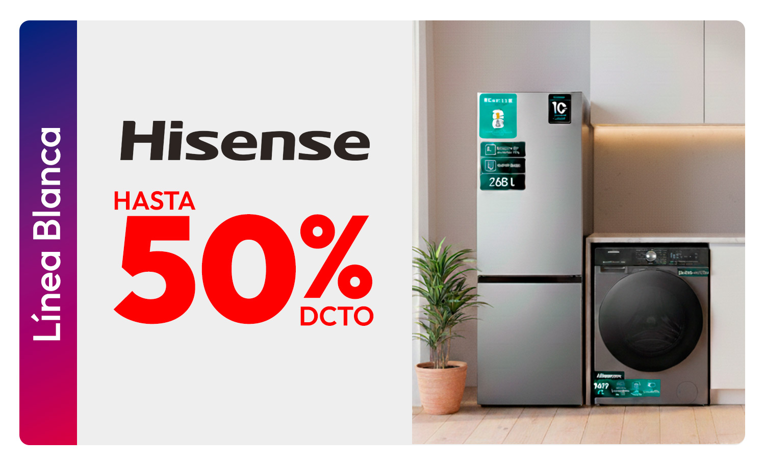 Línea Blanca Hisense