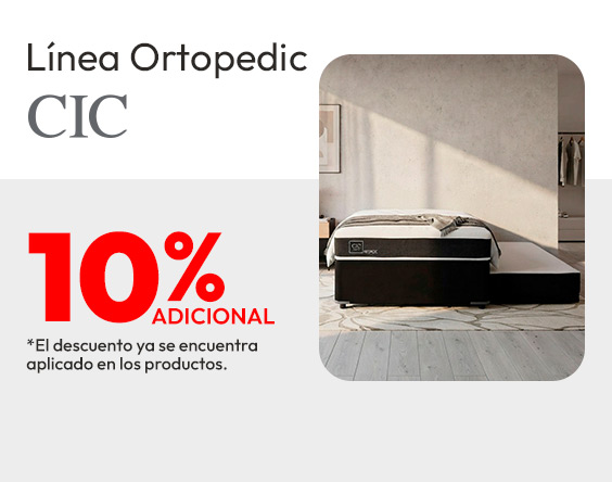 Línea Ortopedic CIC 10% adicional