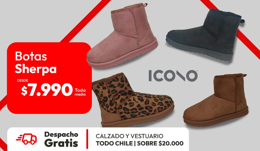 Bota Ícono desde $7.990