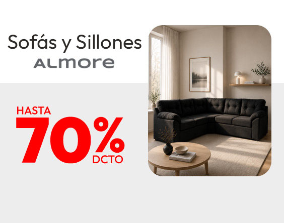 Muebles Almore Hasta 70% de dcto