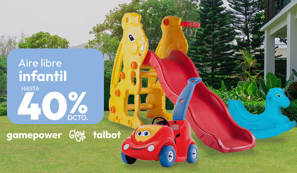 Aire libre infantil hasta 40% dcto