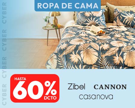 Ropa de Cama hasta 60% descuento