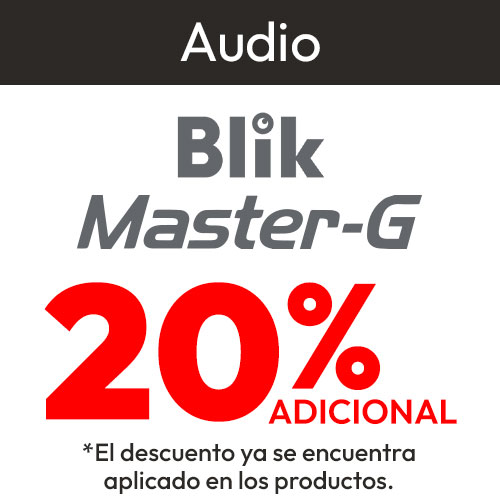 20% adicional audio Blik