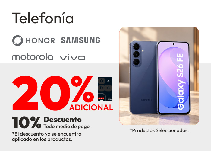 Telefonía Productos Seleccionados 10% adicional TLP