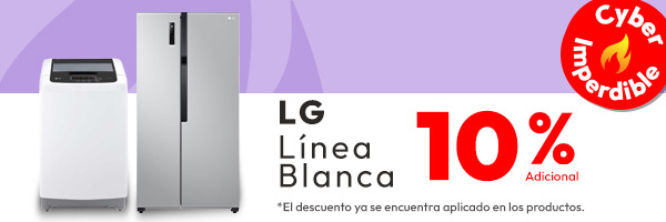 10% CON TMP EN Línea Blanca LG
