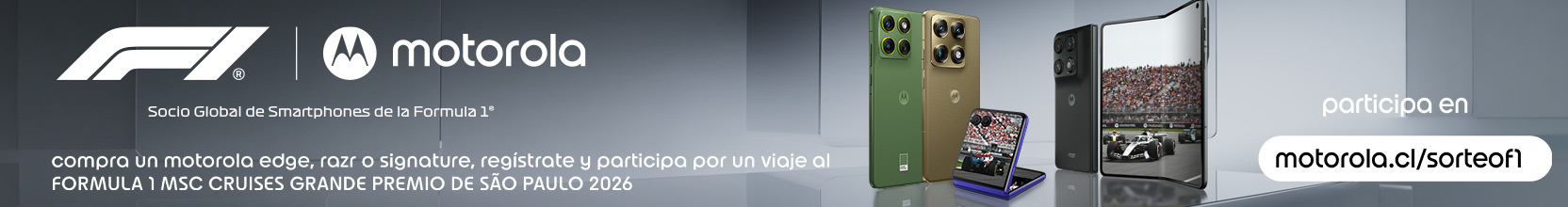 Motorola Te lleva a la F1