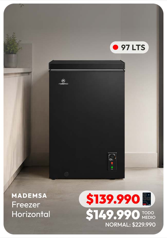 Freezer hasta 35% de dcto