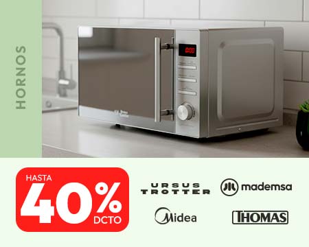 Hornos hasta 40% dcto
