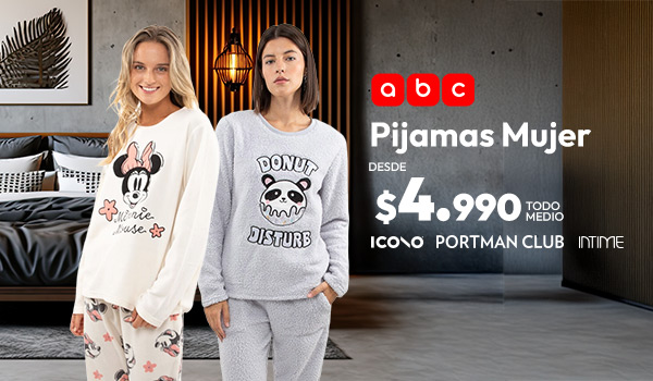 Pijamas mujer desde 4.990