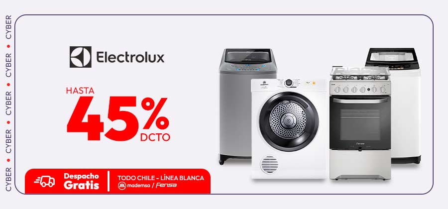 Electrolux hasta 45% dcto