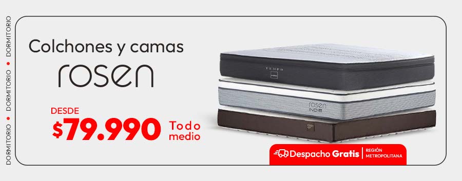 Colchones y Camas desde $89.990