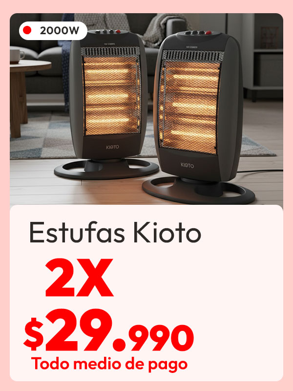 2 Calefactores x $29.990