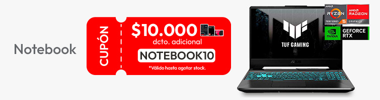 10 mil cupón notebook