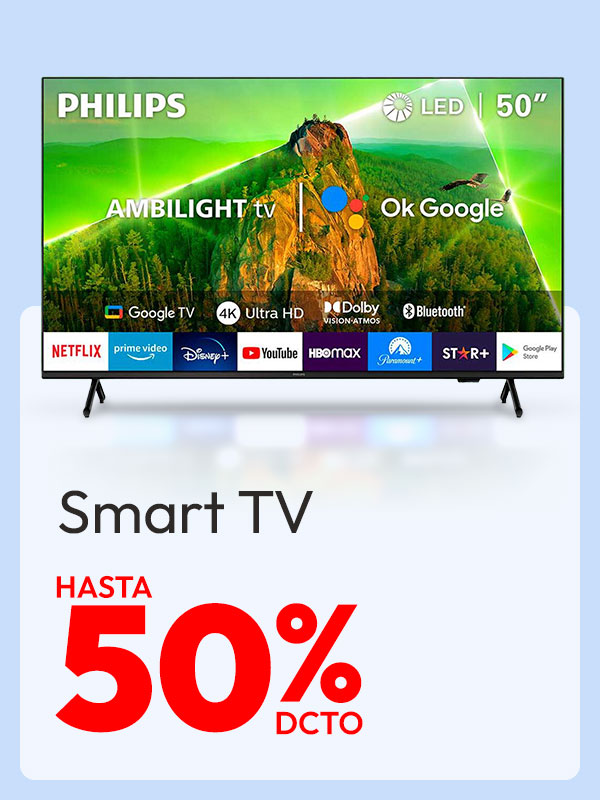 Smart TV Hasta 50% dcto