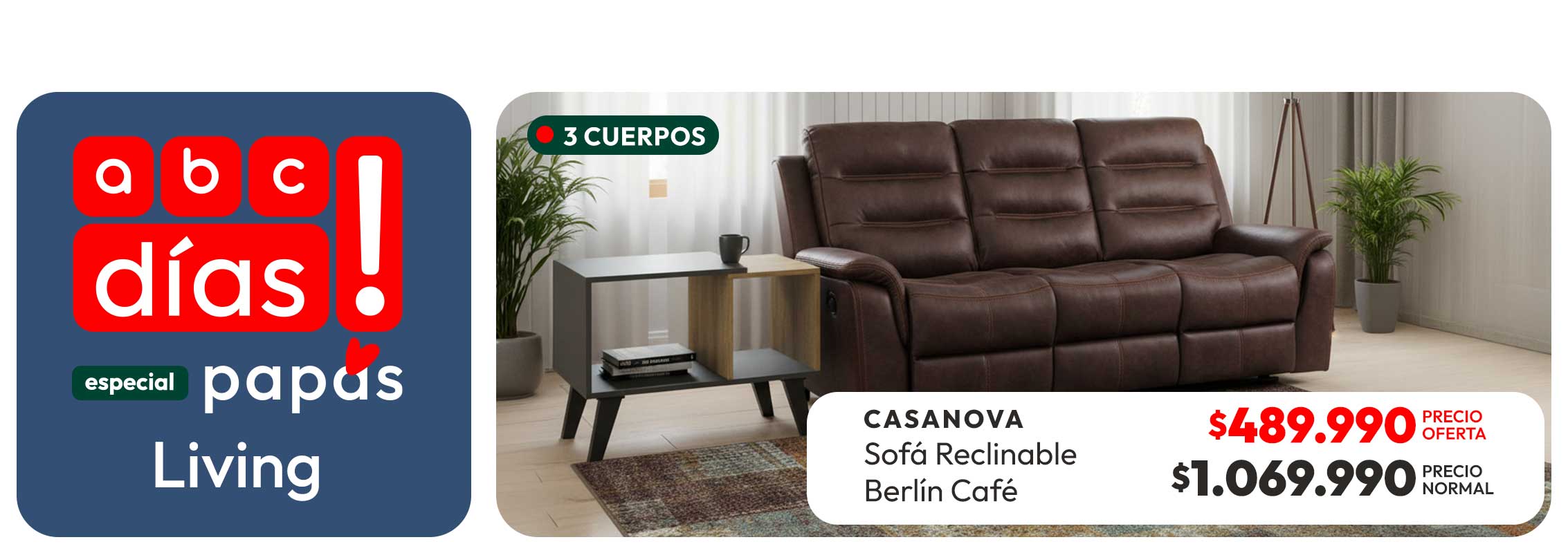 Muebles hasta 60% descuento