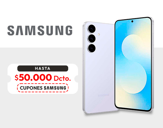 Cupones Samsung Hasta 50 mil de dcto