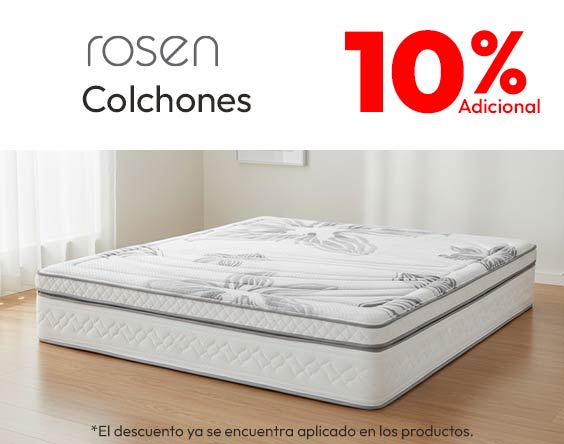 Colchones Rosen 10% adicional