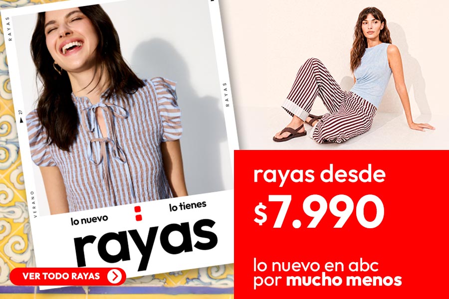 Rayas desde $7.990