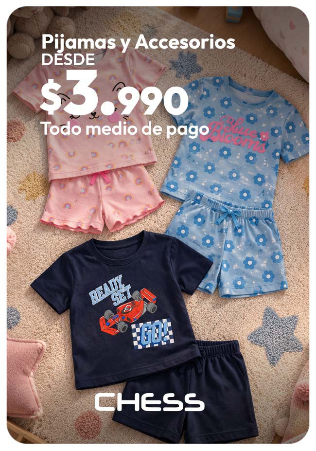 Pijamas y Accesorios desde $3.990