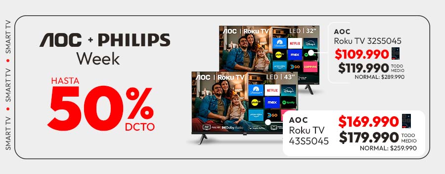 phillips aoc week  hasta 50% dcto