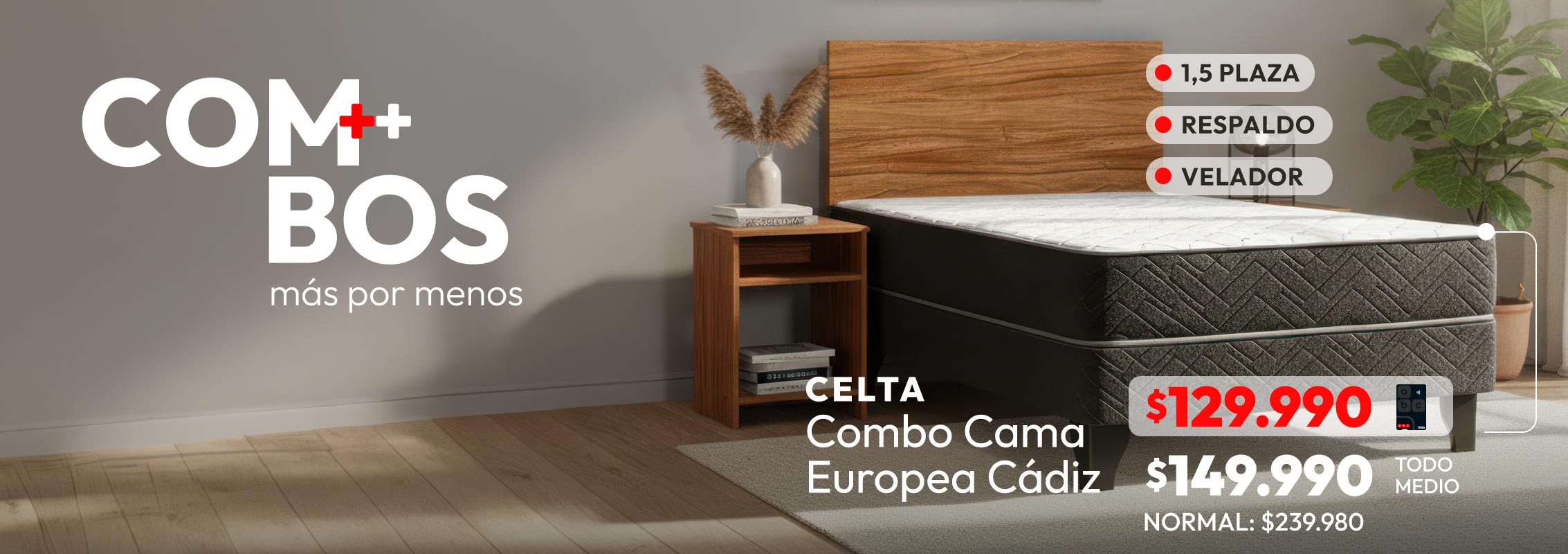 Combo Cama Europea