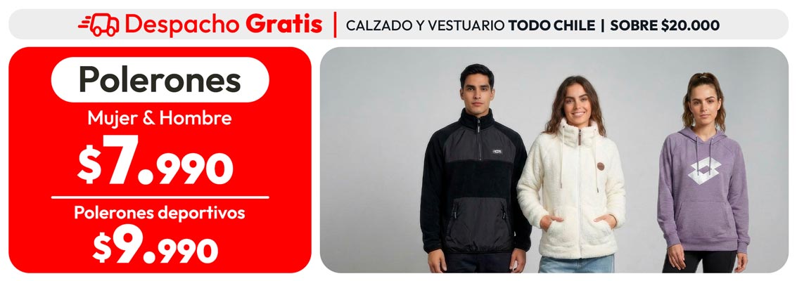 Polerones desde $7.990